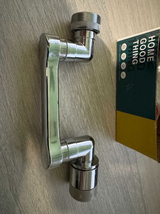 Универсален въртящ се кухненски смесител с удължител  1440