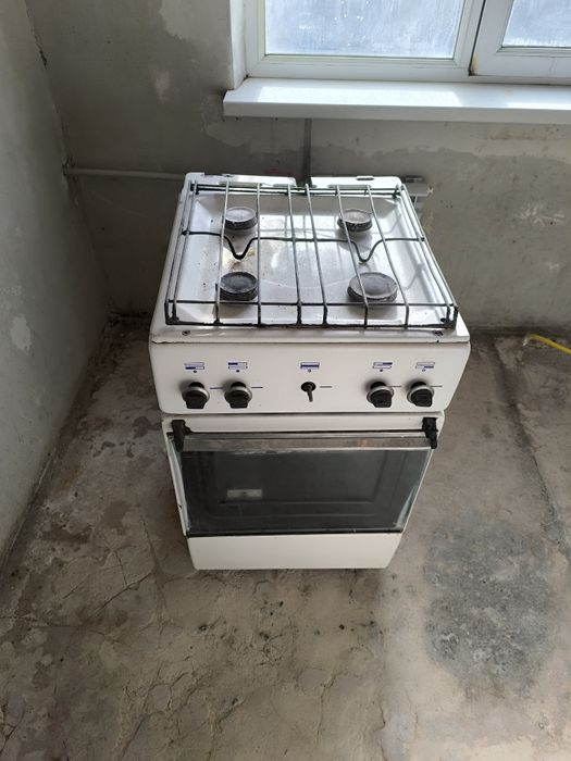 Газ плита в рабочем состоянии