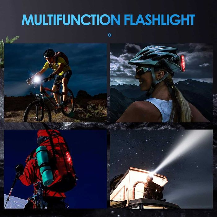 LED велосипедни светлини за нощно каране