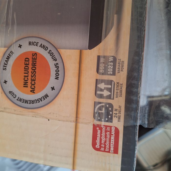 НОВ Делимано мулти кукър 5л. + книга с рецепти