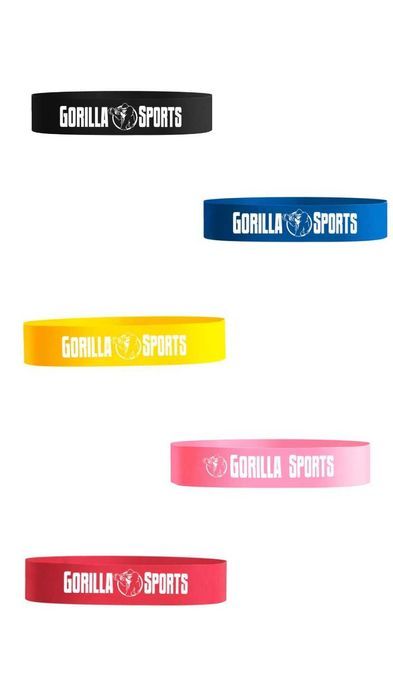 Set complet de 5 benzi Fitness: 0,4-1,2 mm.