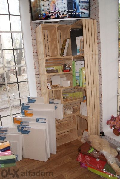 Обзавеждане за арт-работилница и магазин за декорации