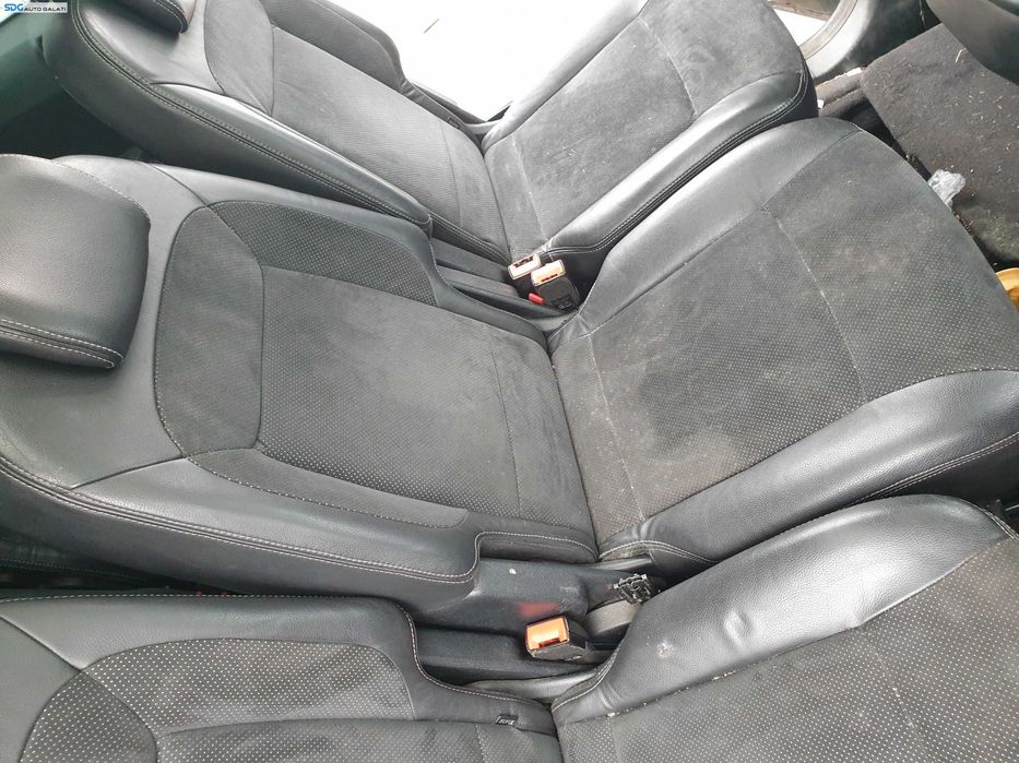 Interior Semi Piele Alcantara 5 Locuri Fara Incalzire Scaun Scaune Stanga Fata si Bancheta Scaune cu Spatar Sezut Ford S Max 2006 - 2014 [K5191] [K5192] [K5193] [K5194]