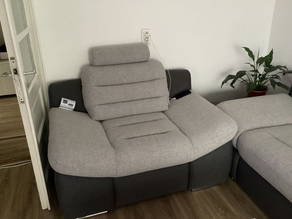 Set canapea extensibila + 2 fotoliii Quinn