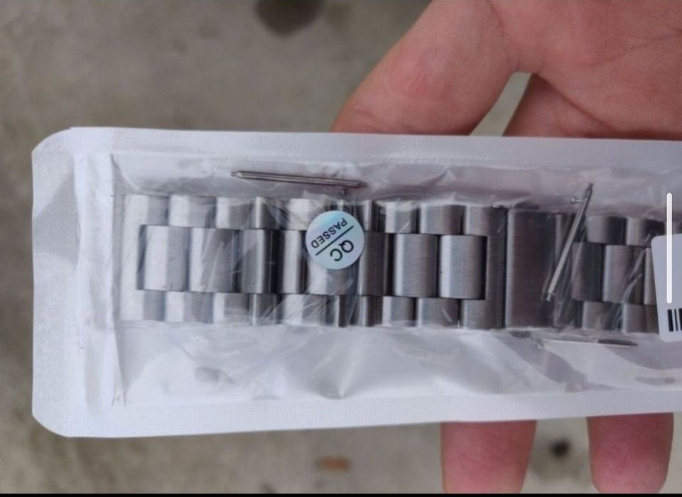 Curea metalica metal inox gri argintie 22 22mm noua Seiko tissot