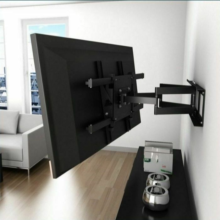 Установка телевизора на стене и кранштенов электрик установка люстра