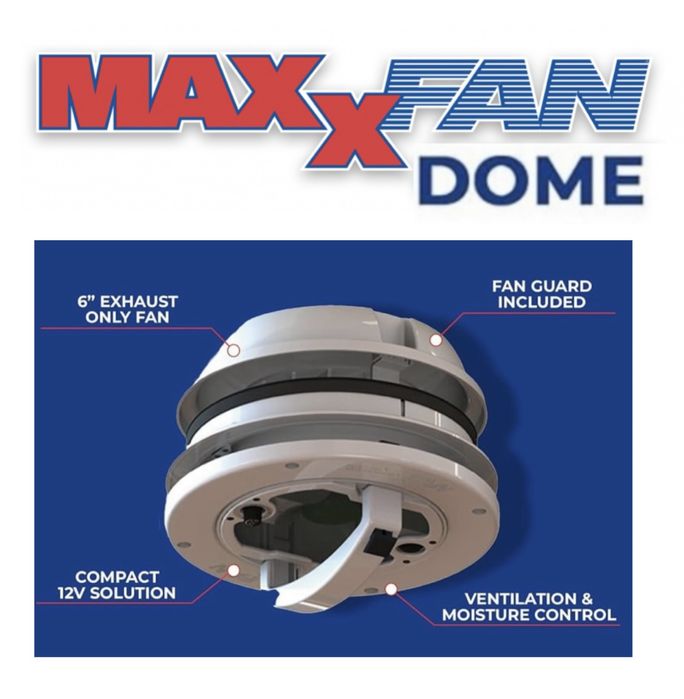 Ventilator MaxxFan Dome 12V pt rulota/autorulota/camper/ventilatie