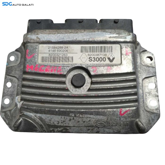 ECU Calculator Motor Renault Megane 2 1.6 16v 2002 - 2008 Cod 8200387138 [LS0370]