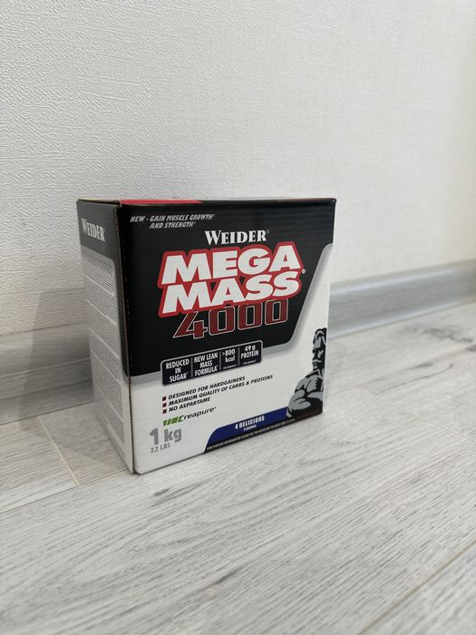 Mega Mass 4000 Geiner, 3 kg 220 min original, Sport Ozuqalari,
