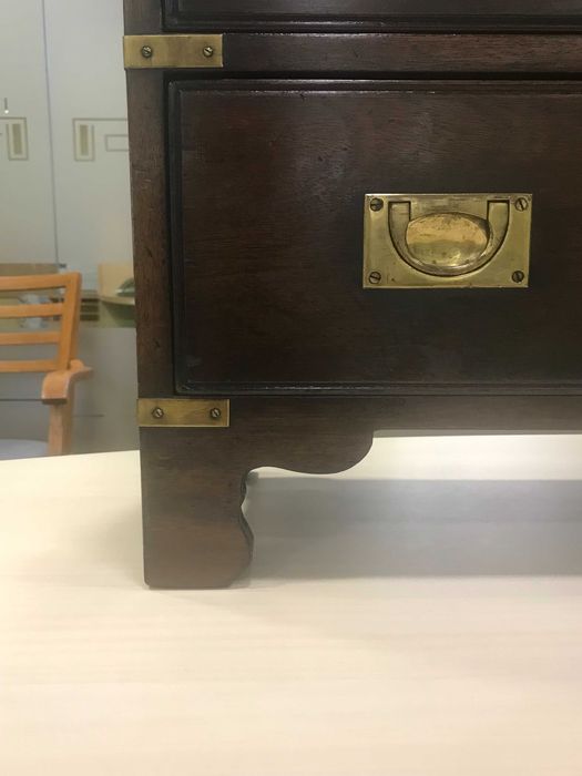 Махагонов шкаф от военна кампания, R.E.H.Kennedy, Harrods London 1950'