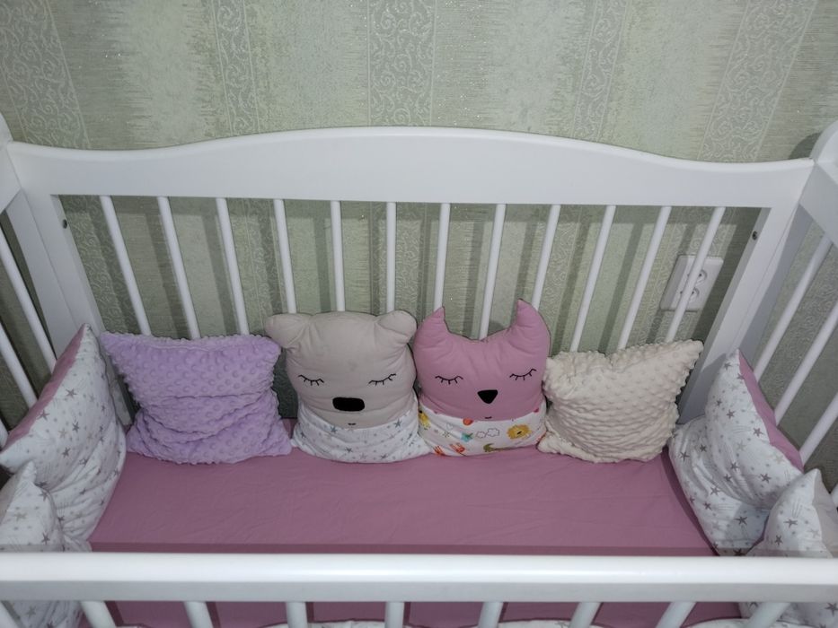 Детский манеж, цвет белый