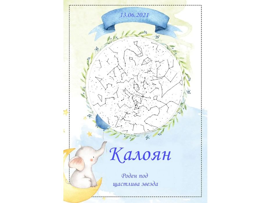 Звездни карти с рамка