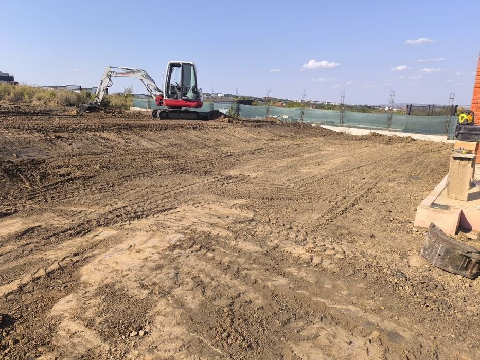 Miniexcavator basculanta 6.5 miniincarcator pământ negru