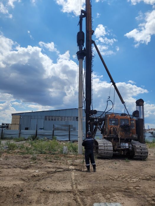 Забивка свай в г. Астана