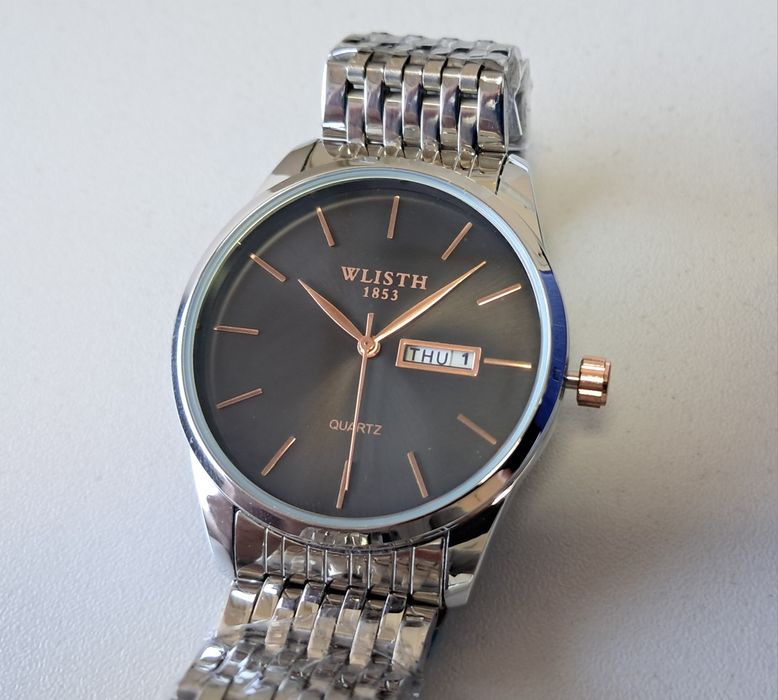 Мужские кварцевые наручные часы Wlisth новые в подарочной упаковке