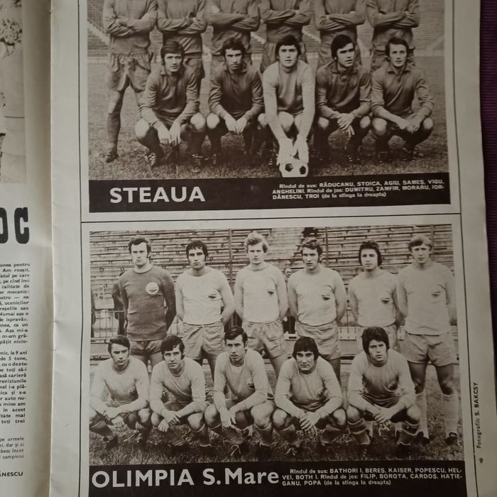 Revista SPORT nr.11 , anul 1975 .