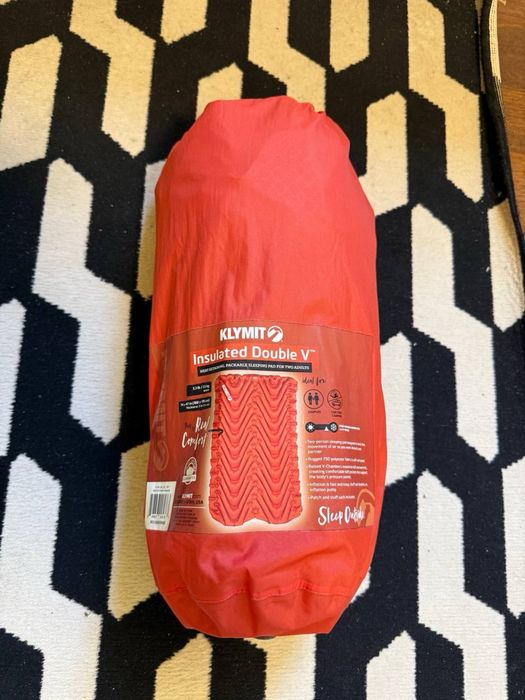 Двойно надуваемо шалте Klymit Insulated Double V (изолирано)