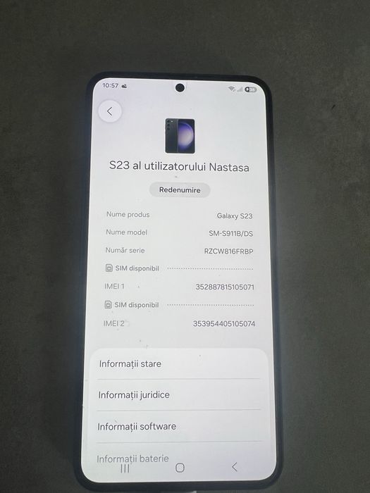 Samsung S23 , utilizat
