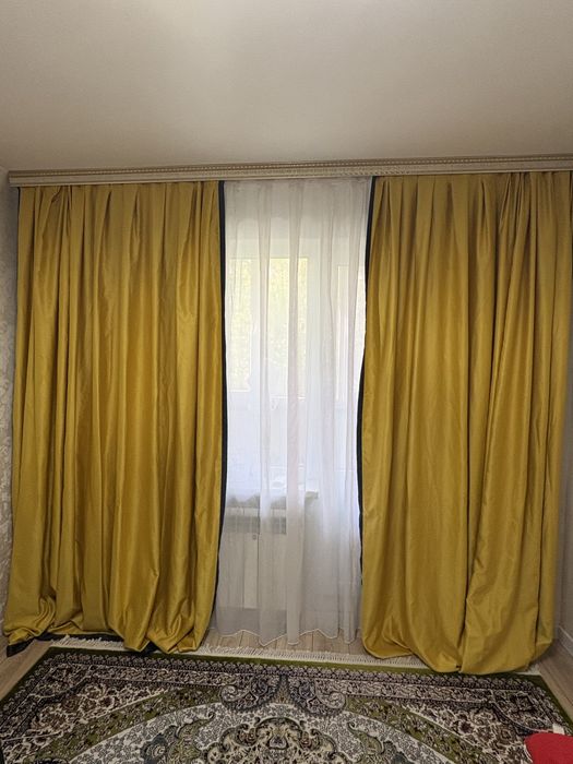 Срочно продаю шторы с тюлем
