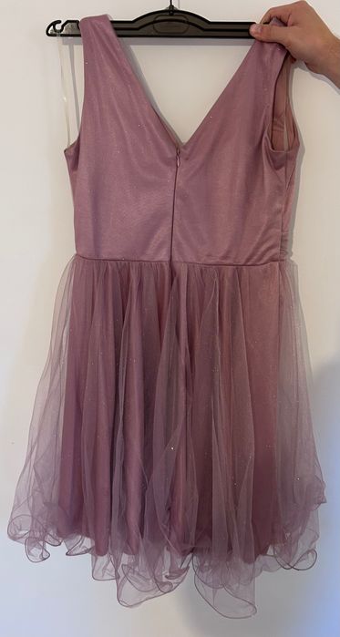 Rochie pentru ocazie Roz cu sclipici