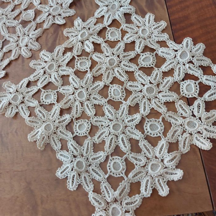 Dantele fine din macrame SET complet 7 obiecte