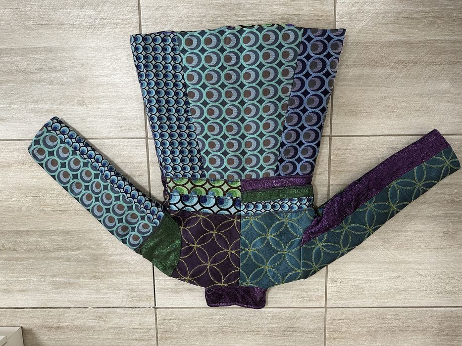 DESIGUAL/ Испания/ пальто- куртка детская в стиле пэчворк