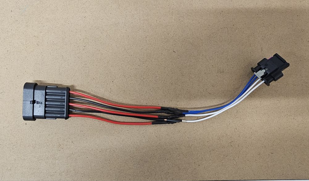 Окабеляване стопове facelift Fiat 500