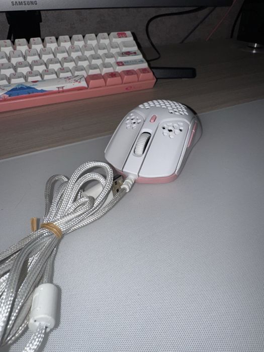 Hyperx Pulsefire Haste (White-Pink)