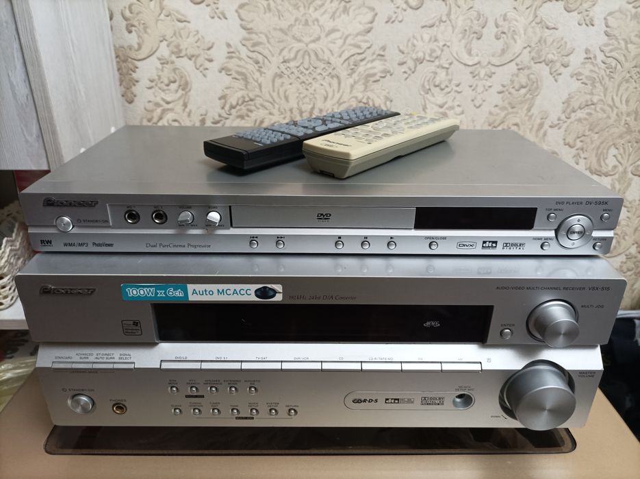 Pioneer vsx 515 и pioneer DVD