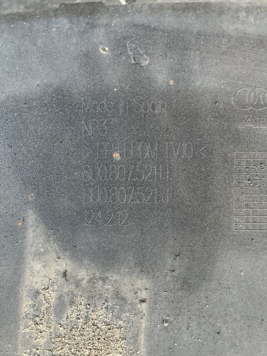 Задна броня Audi Q3 8U S-line Ауди Кю3 Слайн