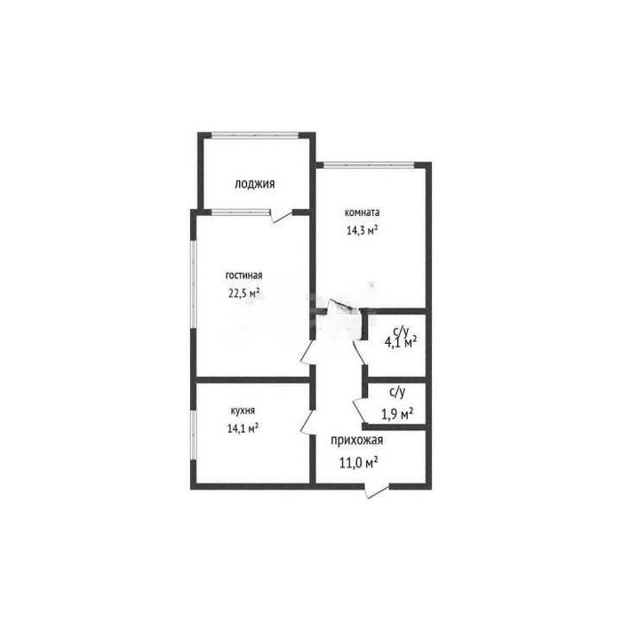 Продажа 2-комнатной квартиры