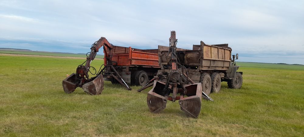 Вывоз мусора самогрузом. (Варавайкой) 2в1