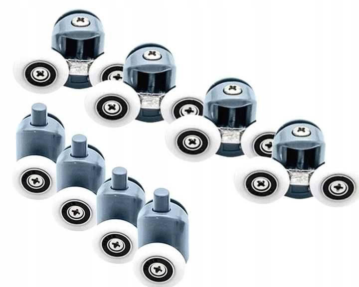 Set 8 role universale duble superioare si inferioare cabina de dus