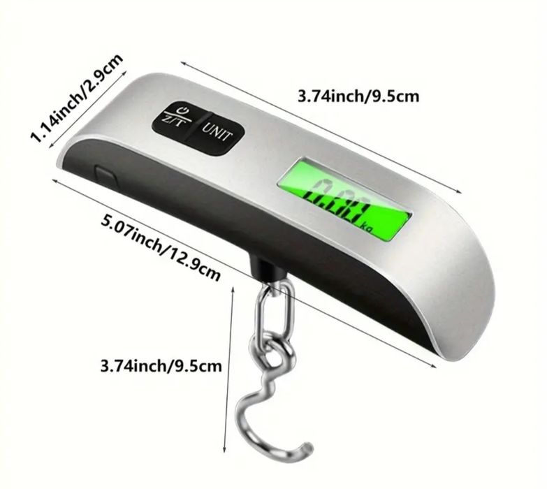 Весы ручные/безмен, электронные с подсветкой.