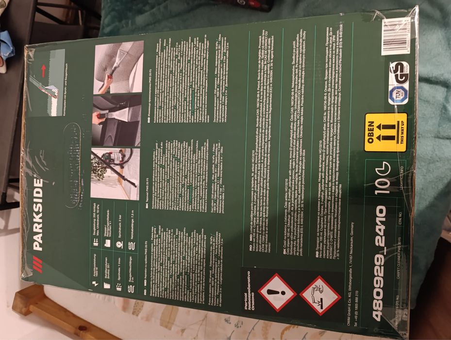 Aspirator parkside injectie-extractie