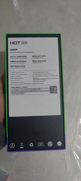 INFINIX 30I 8+8/128GB