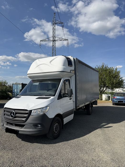 Mercedes Sprinter 316 CDI Prelată De 10 Euro Paleti+ Cușetă dormit | 2021 | 3.5T