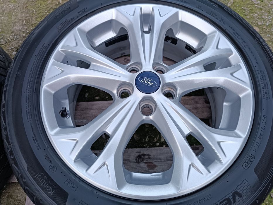 Лети джанти 17ки 5х108 Ford + летни гуми 225/50/17 Hankook