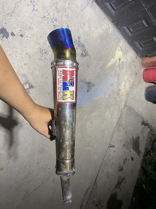 Глушитель на танк скутер