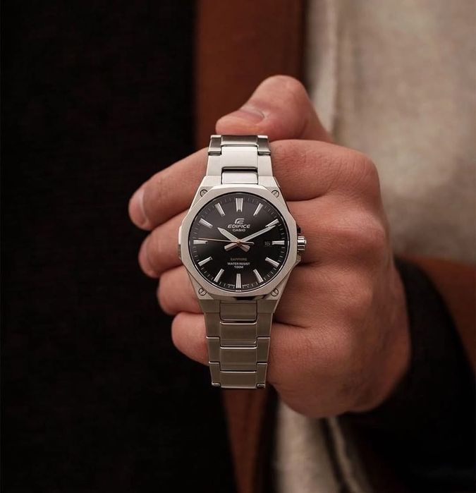 Часы Casio Edifice EFR-S108D/E - Оригинал, 100м, Сапфир, 2 года гарант