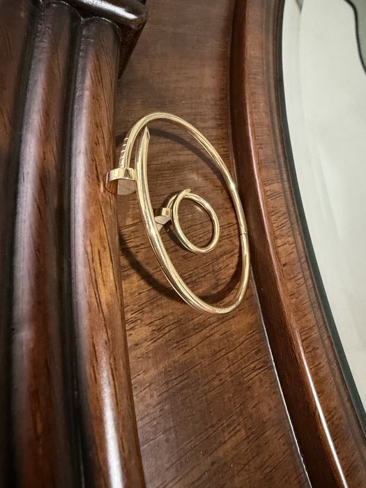 Продам золотой браслет с кольцом