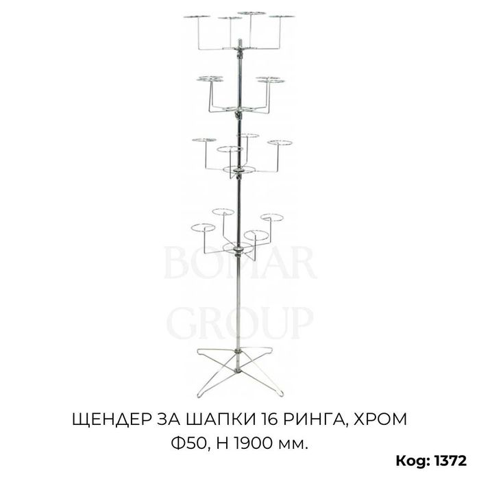 Щендери за аксесоари, шапки, очила, дрехи, перфо пано/ПРОФЕСИОНАЛНИ/