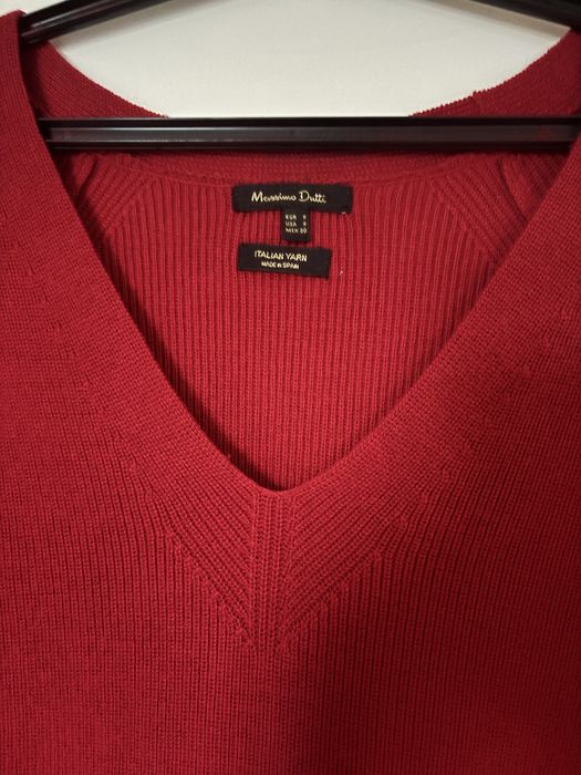 Bluza superba Massimo Dutti - bumbac si lana - marime S/36 - noua