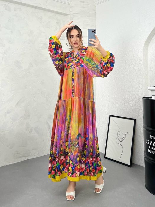 Турецкий штапель платья