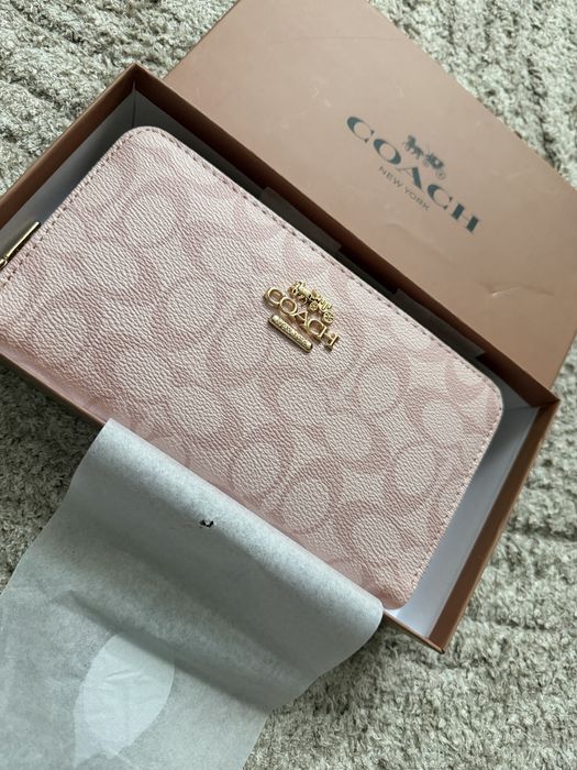 Portofel Coach Roz/ Nou in cutie