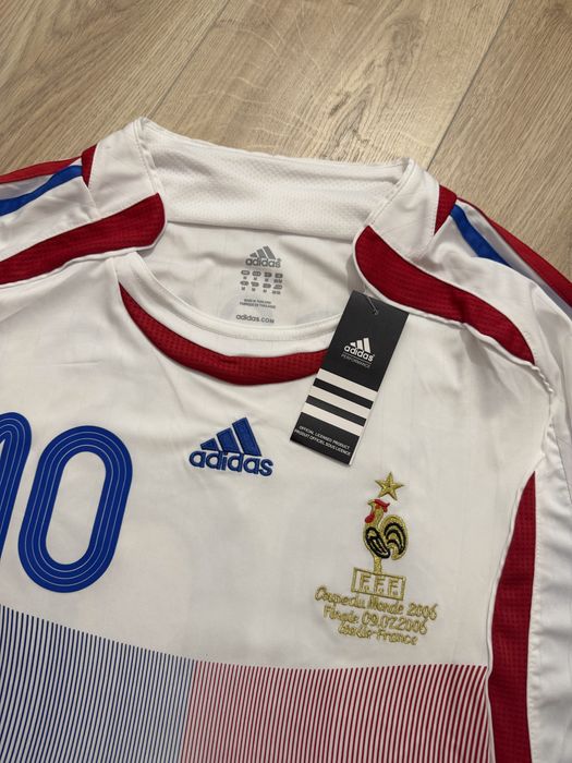 Tricou de fotbal Franta Nationala zinedine zidane 10 Adidas nou cu eticheta finala world cup 2006