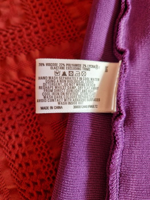 purple bandage bodycon dress -Oasis, mas S