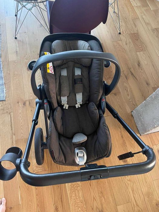 Детска количка Cybex Priam и столче Cybex Platinum Cloud Q + аксесоари