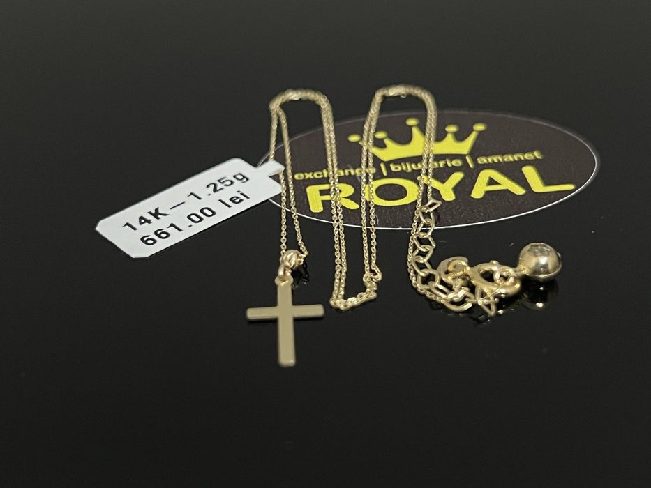 Bijuteria Royal CB : Lănțișor damă aur 14k 1,25gr