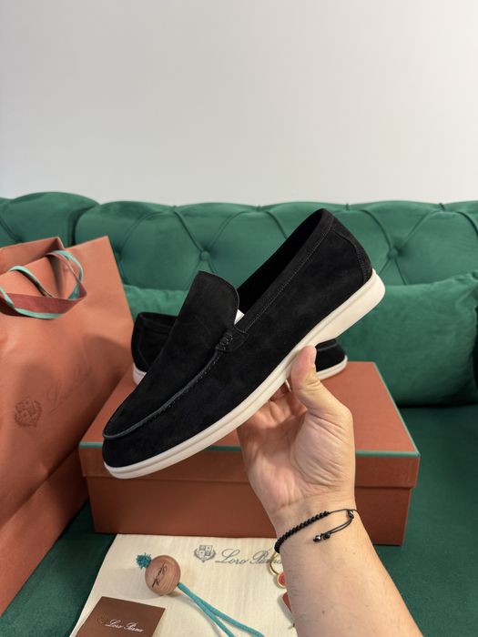 Mocasini Loro Piana piele naturala 100% Full Box colectie noua